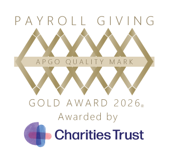 Payroll Giving Quality Mark Gold Award 2026, awarded by Charities Trust